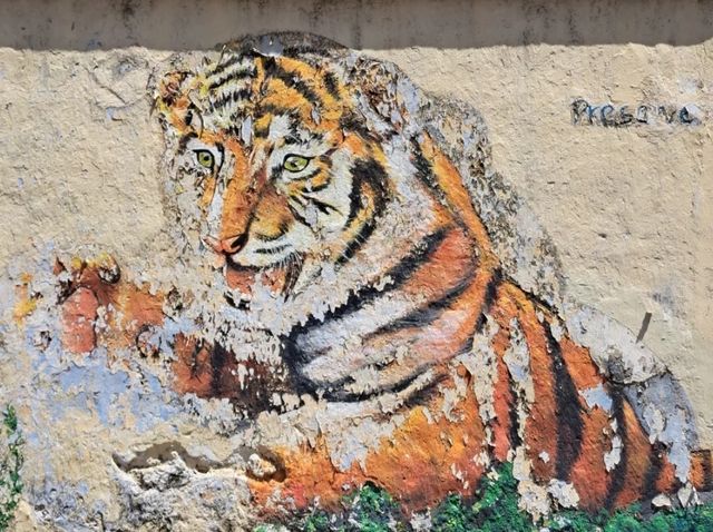 Colourful Street in Ipoh, Art Street