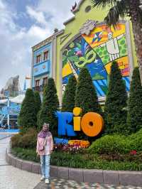 reliving childhood memories at a theme park in the sky!