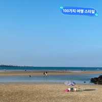 제주도 운치있는 바다 여행 표선해수욕장