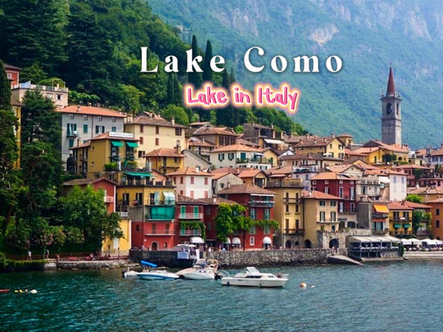 วิวทะเลสาบงดงามที่ Lake Como 