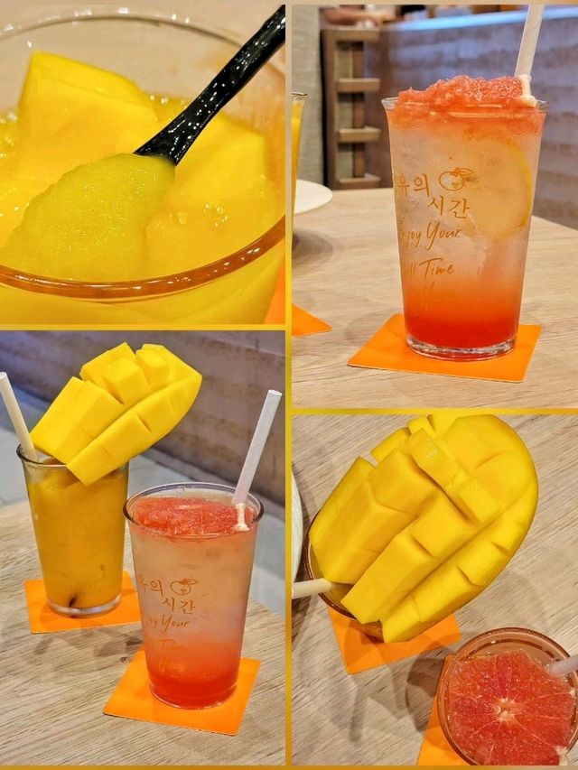 元朗韓式清新cafe夏日芒果主題