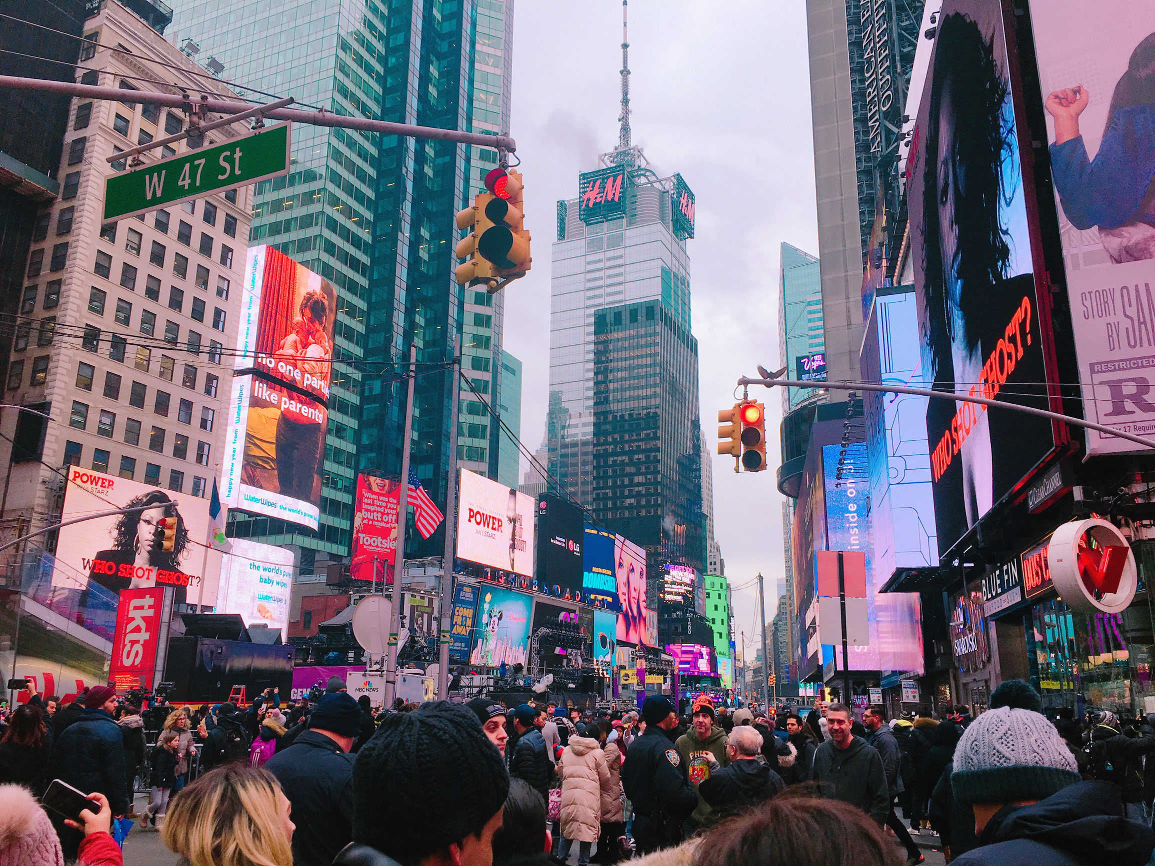 NYレポ】Times Squareで念願の年越しカウントダウン2019