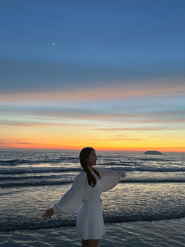노을이 예쁜 코타키나발루 징선셋바 프라이빗 해변 🌊