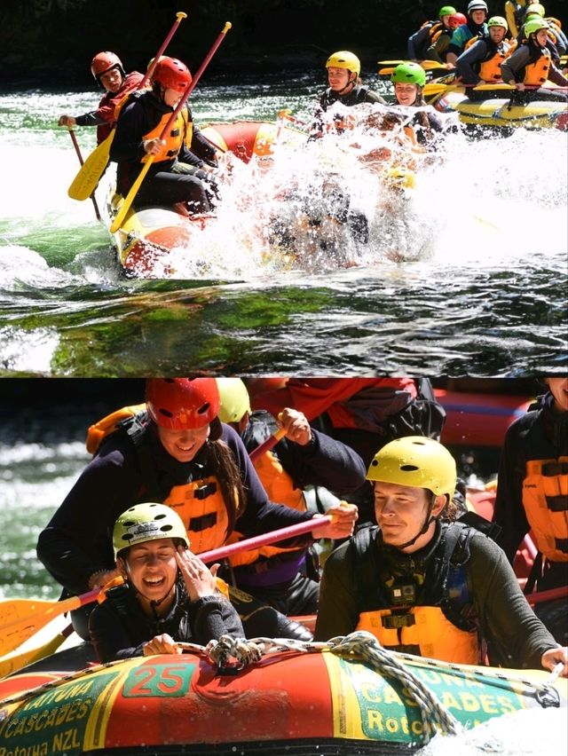 🇳🇿 Rafting at Okere Falls 📍 Rotorua