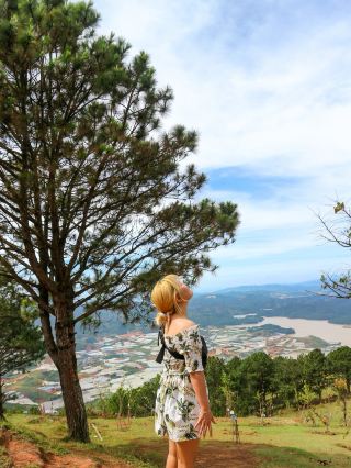 달랏의 멋진 전망을 볼 수 있는 ‘랑비앙산’