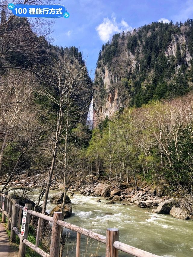 北海道層雲霞-雙龍飛昇的瀑布：流星&銀河瀑布