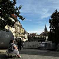 Dijon France. Famous for its vineyards and night bars 