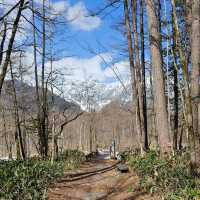 上高地絕美景緻，穗高連峰壯麗山景。