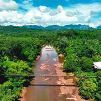 สะพานแขวนเขาพัง  ภูเขารูปหัวใจ