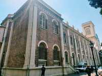 泰國曼谷市中心老城區著名古跡建築景點：聖母升天大教堂，歐式哥特藝術風格建築，適合拍照📸打卡