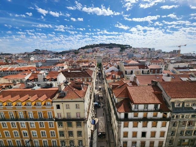 [🇵🇹リスボン] サンタジュスタエレベーターから眺めるリスボンの街並み
