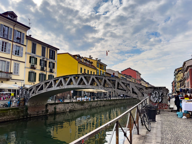 【運河沿いの街歩きが楽しい】ナビリオ・グランデ運河（Naviglio Grande）🚤☕
