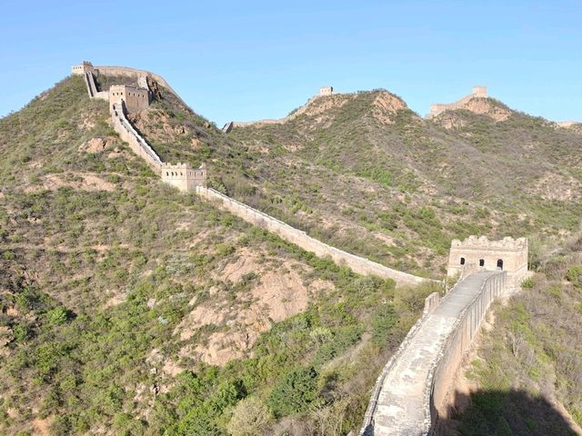 Walking the Great Wall at Jinshanling