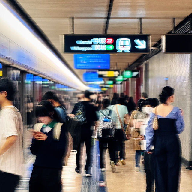 【旺角地鐵站・港風夜拍攻略🌙】站內光影全捕捉！紅線月台最出片📸  