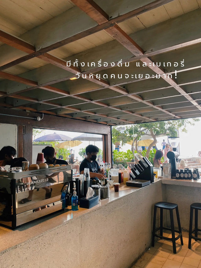 ☕️ WAY COFFEE HOUSE คาเฟ่ยอดฮิตติดริมทะเลบางแสน🏝️