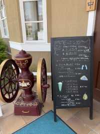 白河・ティールーム高山でアップルパイとアイスコーヒー】
