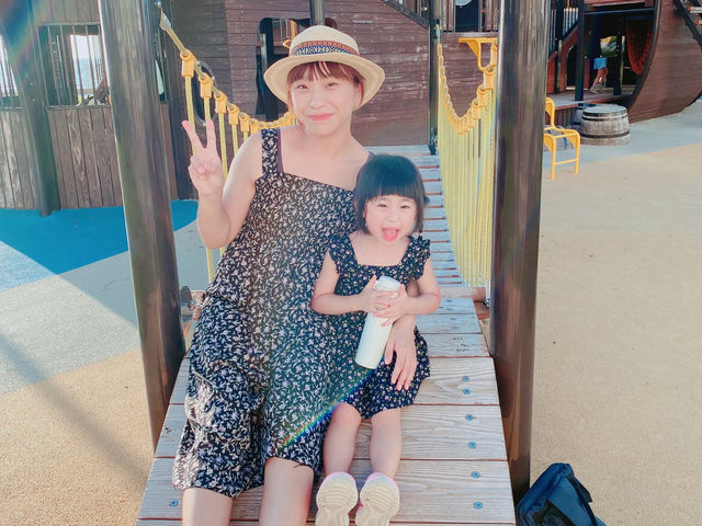 日本🇯🇵沖繩 美國村 海盜船公園Araha Park 旁邊就是海灘 超值得一訪！