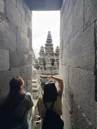 Twilight Tales at Prambanan: A Cloudy Evening Among Ancient Stones