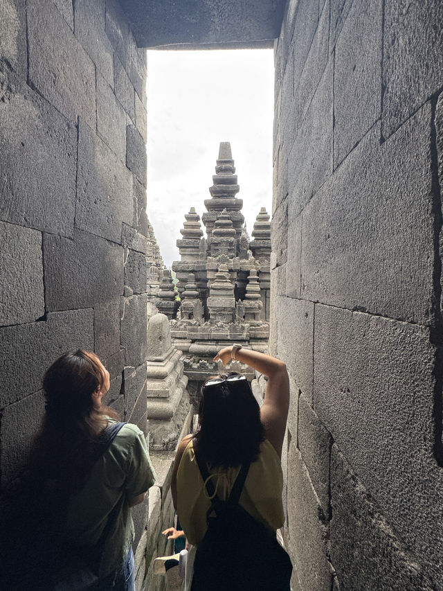 Twilight Tales at Prambanan: A Cloudy Evening Among Ancient Stones