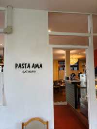 ทานพาสต้า ที่ร้าน Pasta Ama Sathorn
