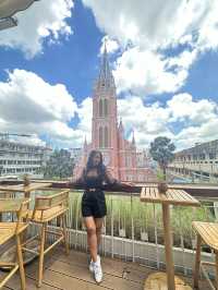 Ola Hale Café – The Cutest Spot with Pink Church Views in Ho Chi Minh City