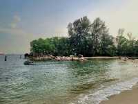 Catch the island vibes at Siloso Beach, Singapore's famous beach