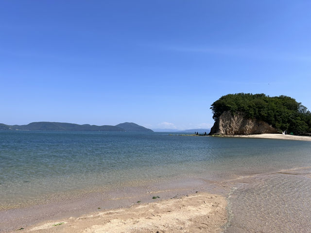 晴れた日の小豆島観光
