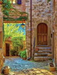 Montefioralle💐是你心中的油畫小鎮嗎