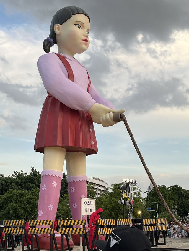 魷魚遊戲3曼谷快閃宣傳活動