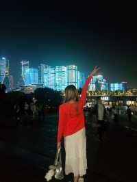 ชมไฟยามค่ำริมแม่น้ำ Qiantang