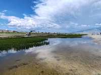 Lake Sayram: Twin Mirrors of Sky and Water