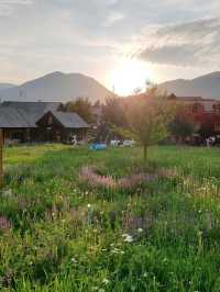 As the Sun Sets, Reluctantly Leaving This Enchanting Place