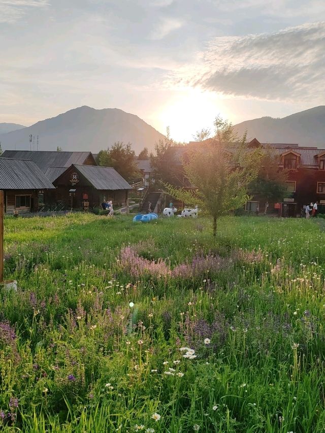 As the Sun Sets, Reluctantly Leaving This Enchanting Place