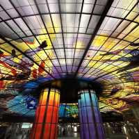🌈✨ *Dome of Light (光之穹頂): The World’s Largest Glass Mosaic at Formosa Boulevard Station* 🚇🎨