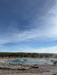 冰島自然美景 史托克間歇泉 玄武岩石柱