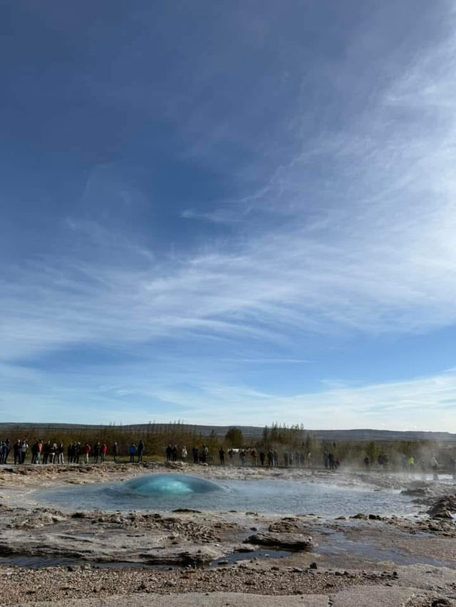 冰島自然美景 史托克間歇泉 玄武岩石柱 冰島自然美景 史托克間歇泉 玄武岩石柱