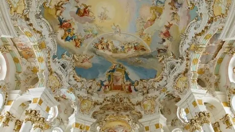 비에스 순례 성당(Wieskirche) — 바이에른 시골 마을의 로코코 기적 — traveler post in 프라이징