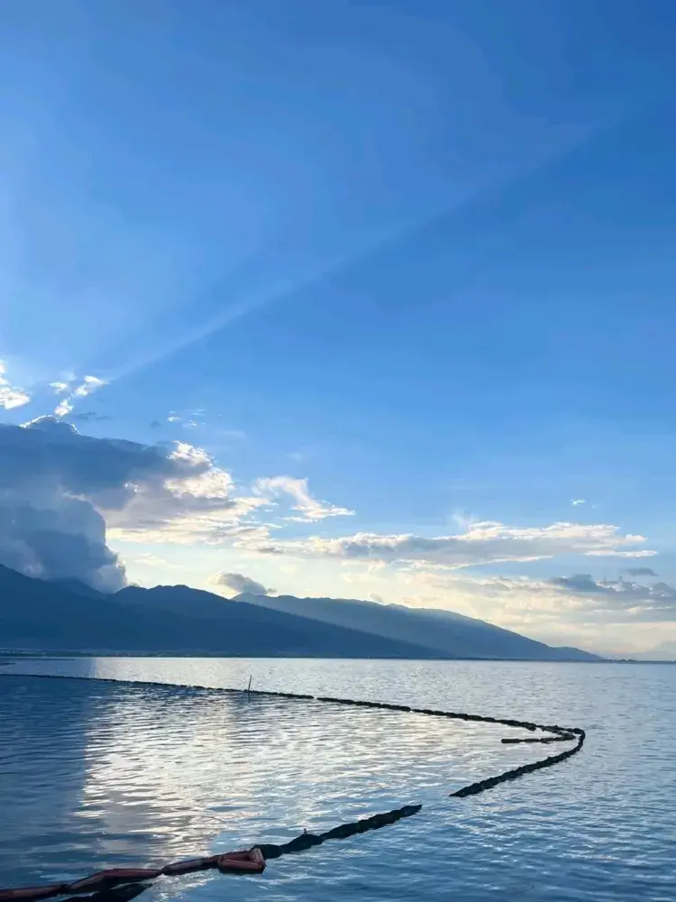 第一次去洱海踩的坑。