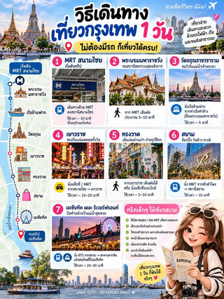 What to see and do in Bangkok in one day? 🇹🇭✨