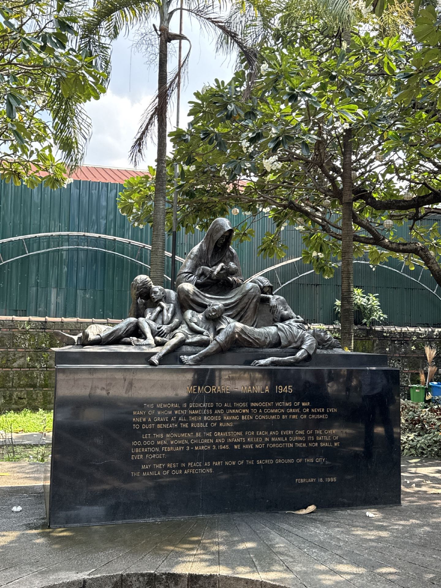 Memorare – Manila 1945: Stepping into History to Honor the Innocent Lives Lost in War.