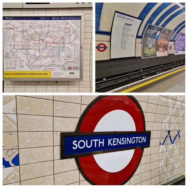 South Kensington Station! 🇬🇧🏰