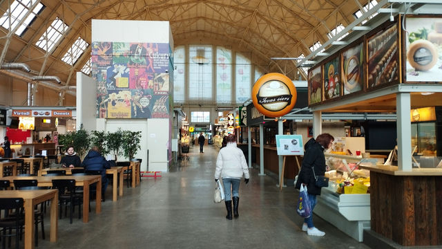 Riga Central Market from airship hangars becomes to market!