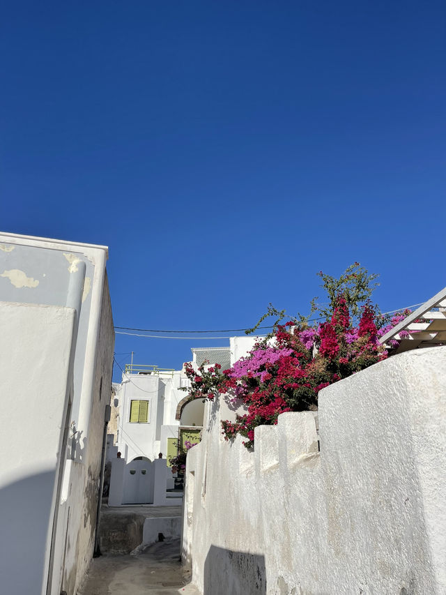 🌈 Colorful Santorini – Blue Domes & Whitewashed Dreams 🏝️✨