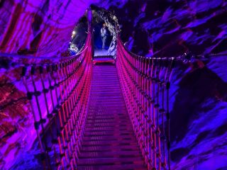 Zipworld caverns in Wales!