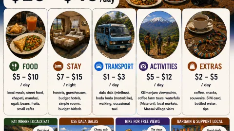 🗺️ 모시: 킬리만자로 관문 그 이상 — traveler post in 모시