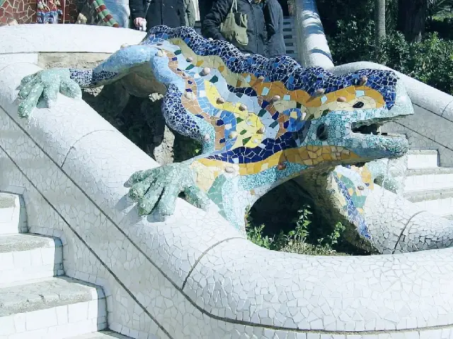 Colorful park - Park Güell