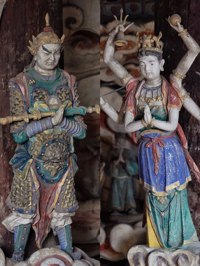 山西十大懸塑之一，觀音堂太原只此一個