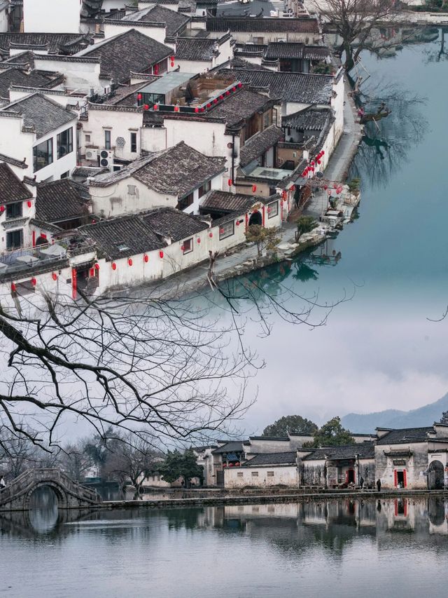 徽州宏村，水墨畫般的古村落美得不真實