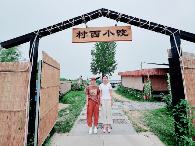 保定白洋淀村西小院，龍舟船餐298包6個特色菜2小時遊玩！
