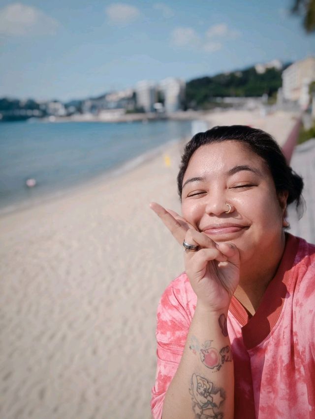 Spending the tail of National day in the beach! ⛱💕⛅️